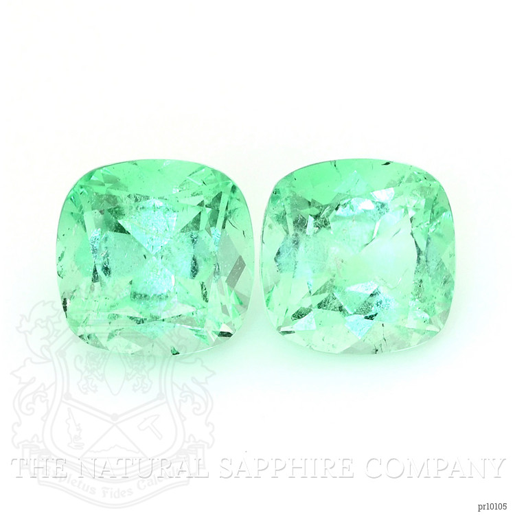 7.71 Ct.Tw. Emerald Pair from Colombia
