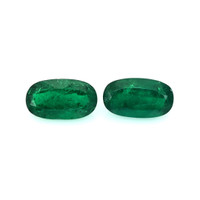 2.08 Ct.Tw.Total Carat Weight Emerald Pair from Colombia Video