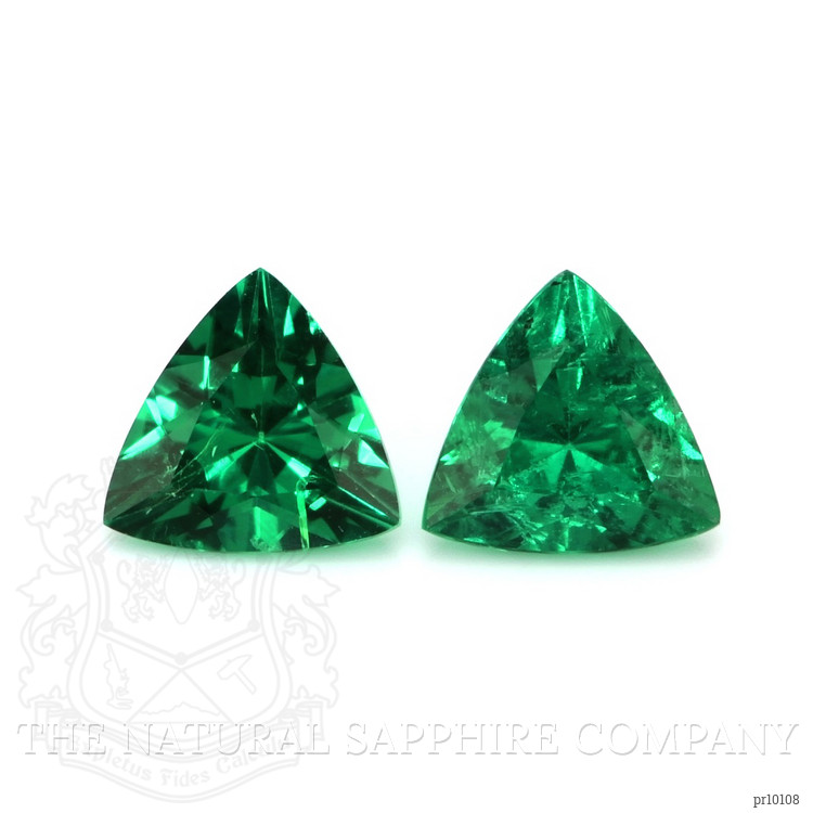 0.81 Ct.Tw. Emerald Pair from Colombia