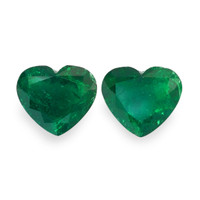 6.96 Ct.Tw.Total Carat Weight Emerald Pair from Colombia Video