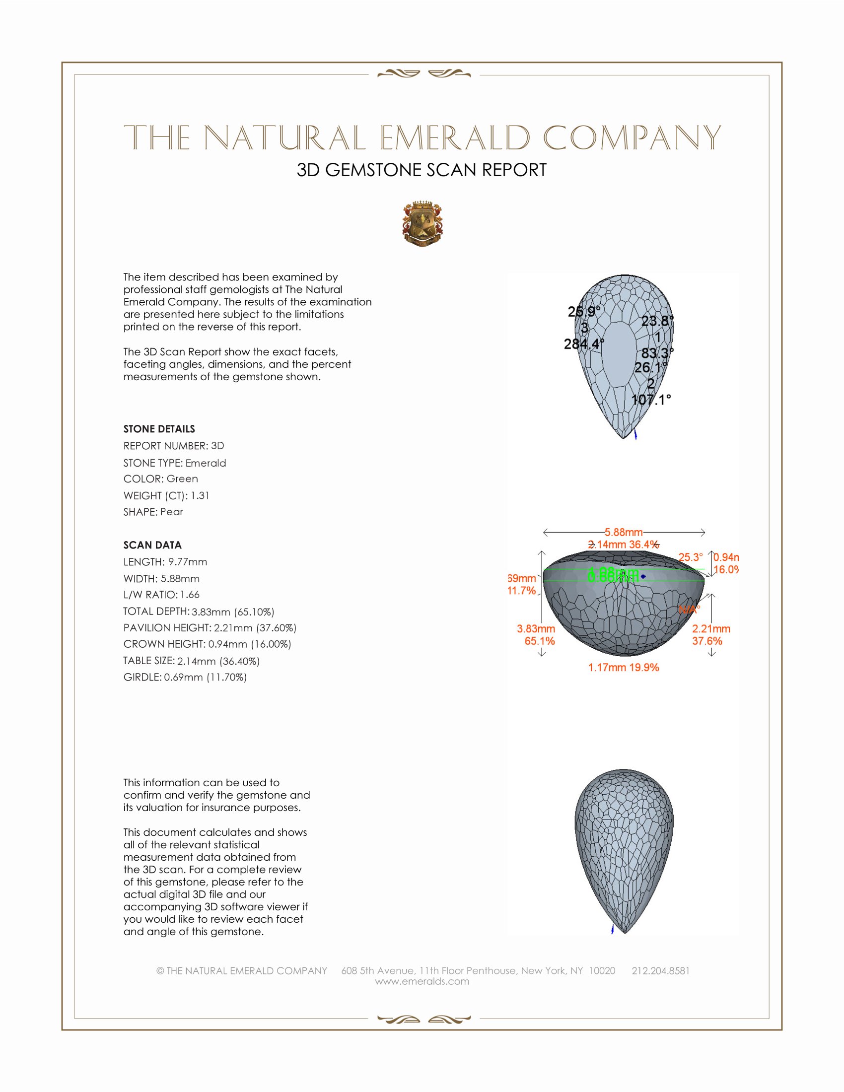 2.58 Ct.Tw. Cabochon Emerald Pair from Colombia
