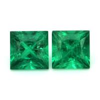 0.67 Ct.Tw.Total Carat Weight Emerald Pair from Afghanistan Video
