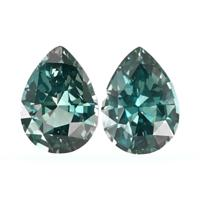 1.54&nbsp;Ct.Tw.Total Carat Weight Bluish Green Sapphire Pair from Ceylon (Sri Lanka) Video