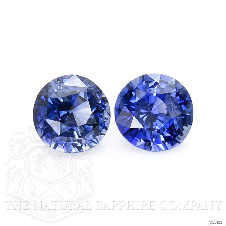 1.67 Ct.Tw. Blue Sapphire Pair from Ceylon (Sri Lanka)