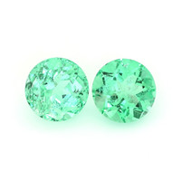 4.77 Ct.Tw.Total Carat Weight Emerald Pair from Colombia Video