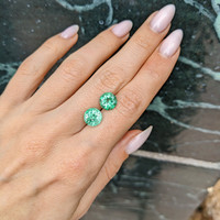 4.77 Ct.Tw.Total Carat Weight Emerald Pair from Colombia Life Style