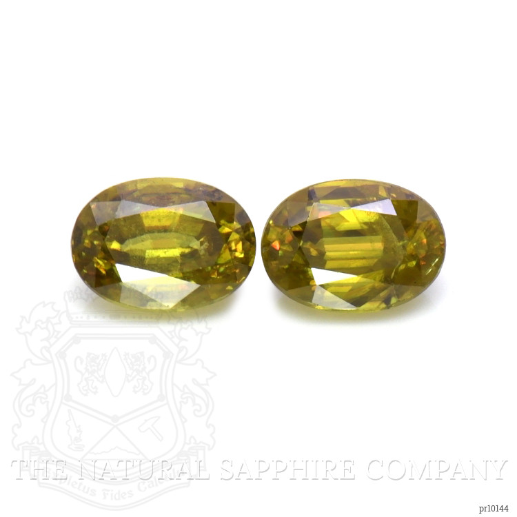 2.03 Ct.Tw. Sphene (Titanite) Pair from Madagascar