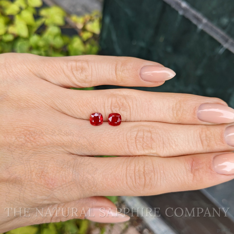 1.90 Ct.Tw. Ruby Pair from Burma (Myanmar)