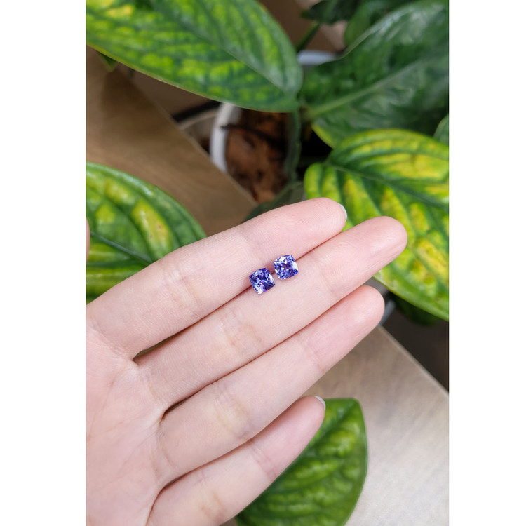 1.92 Ct.Tw. Tanzanite Pair from Tanzania