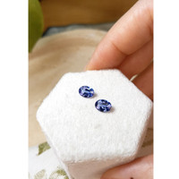 1.50 Ct.Tw.Total Carat Weight Tanzanite Pair from Tanzania Life Style