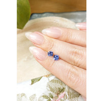 1.14 Ct.Tw.Total Carat Weight Tanzanite Pair from Tanzania Life Style