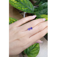 1.31 Ct.Tw.Total Carat Weight Tanzanite Pair from Tanzania Life Style