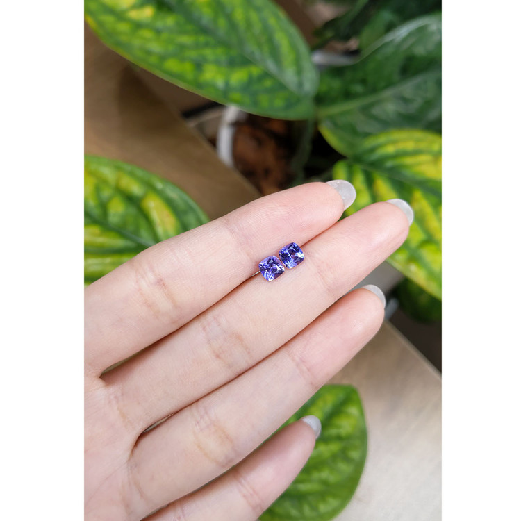 1.31 Ct.Tw. Tanzanite Pair from Tanzania