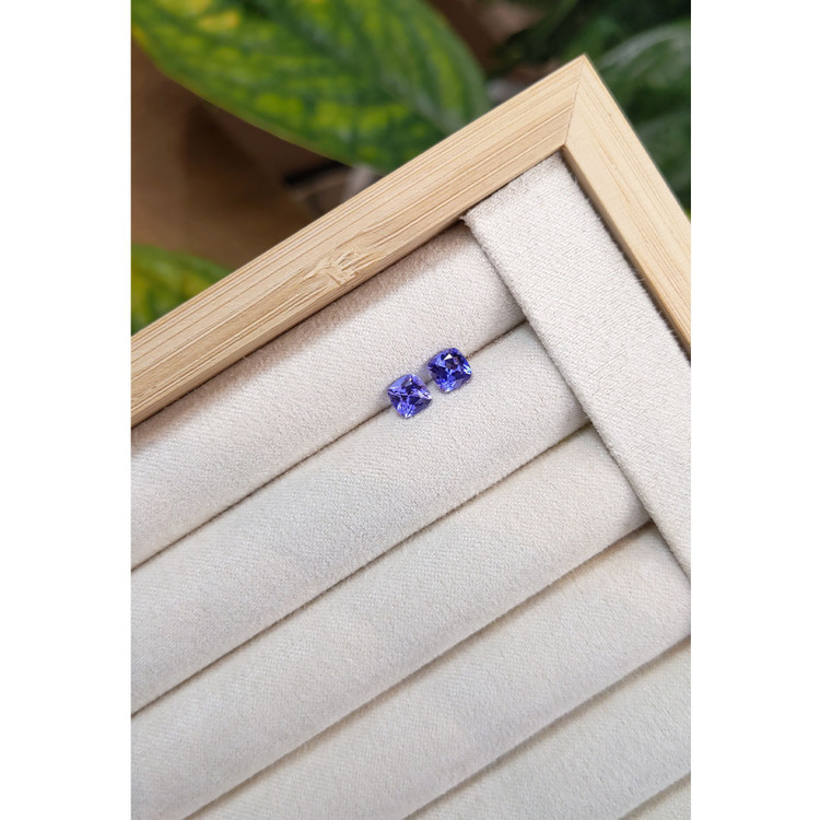 1.31 Ct.Tw. Tanzanite Pair from Tanzania