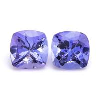 1.45 Ct.Tw.Total Carat Weight Tanzanite Pair from Tanzania Video