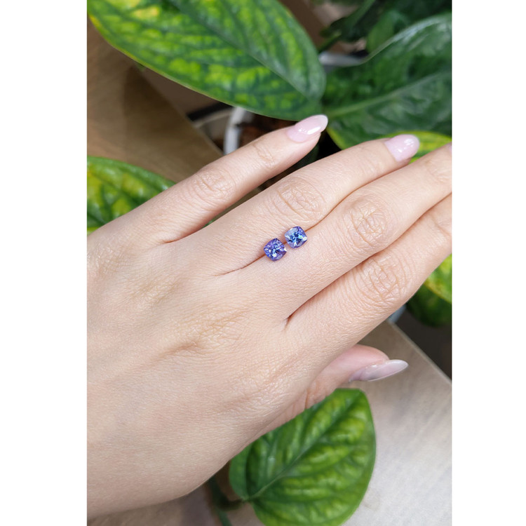 1.45 Ct.Tw. Tanzanite Pair from Tanzania