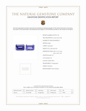 1.18 Ct.Tw.Total Carat Weight Tanzanite Pair from Tanzania Scan Report