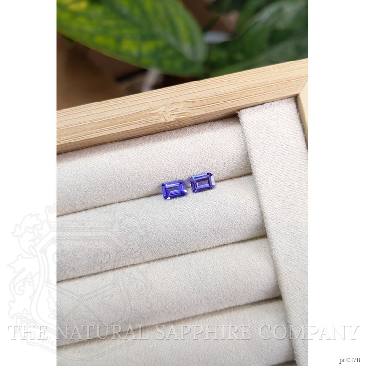 1.18 Ct.Tw. Tanzanite Pair from Tanzania