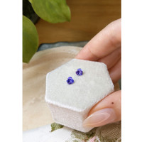 0.98&nbsp;Ct.Tw.Total Carat Weight Tanzanite Pair from Tanzania Life Style