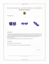 1.39 Ct.Tw.Total Carat Weight Tanzanite Pair from Tanzania Appraisal