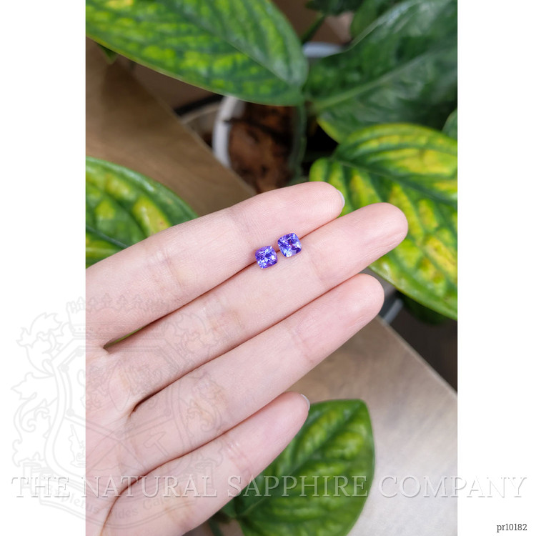 1.25 Ct.Tw. Tanzanite Pair from Tanzania