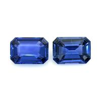 2.03&nbsp;Ct.Tw.Total Carat Weight Blue Sapphire Pair from Ceylon (Sri Lanka) Video