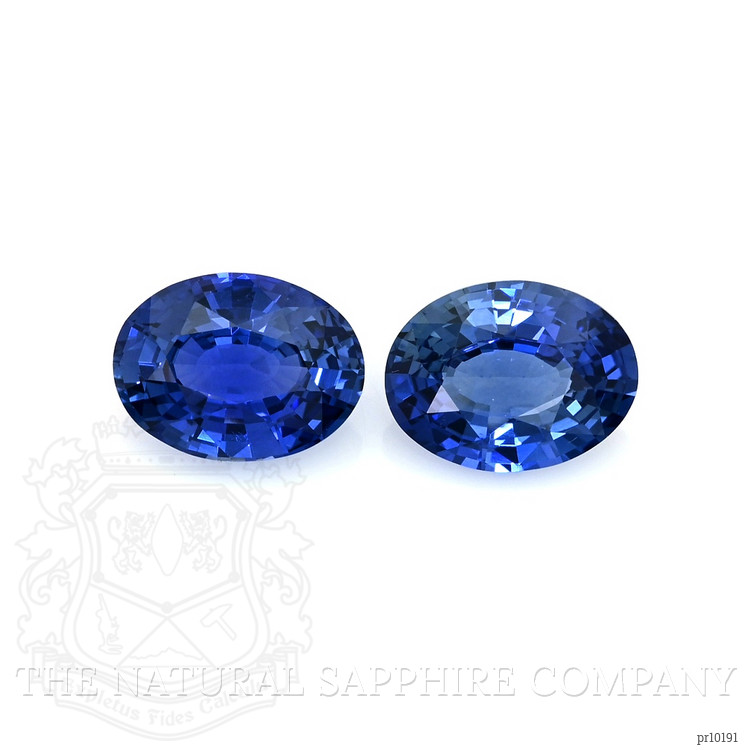 2.86 Ct.Tw. Blue Sapphire Pair from Ceylon (Sri Lanka)