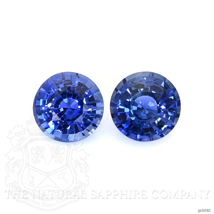 2.00 Ct.Tw. Blue Sapphire Pair from Ceylon (Sri Lanka)