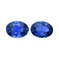 1.75&nbsp;Ct.Tw.Total Carat Weight Blue Sapphire Pair from Ceylon (Sri Lanka) Video