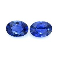1.76&nbsp;Ct.Tw.Total Carat Weight Blue Sapphire Pair from Ceylon (Sri Lanka) Video
