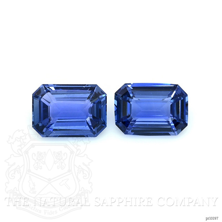 2.04 Ct.Tw. Blue Sapphire Pair from Ceylon (Sri Lanka)