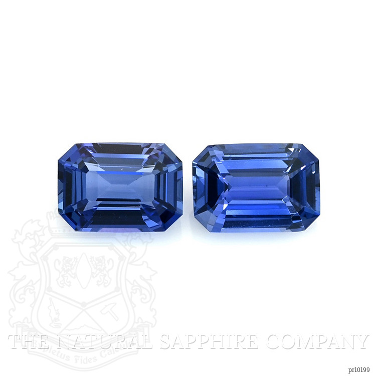 2.06 Ct.Tw. Blue Sapphire Pair from Ceylon (Sri Lanka)