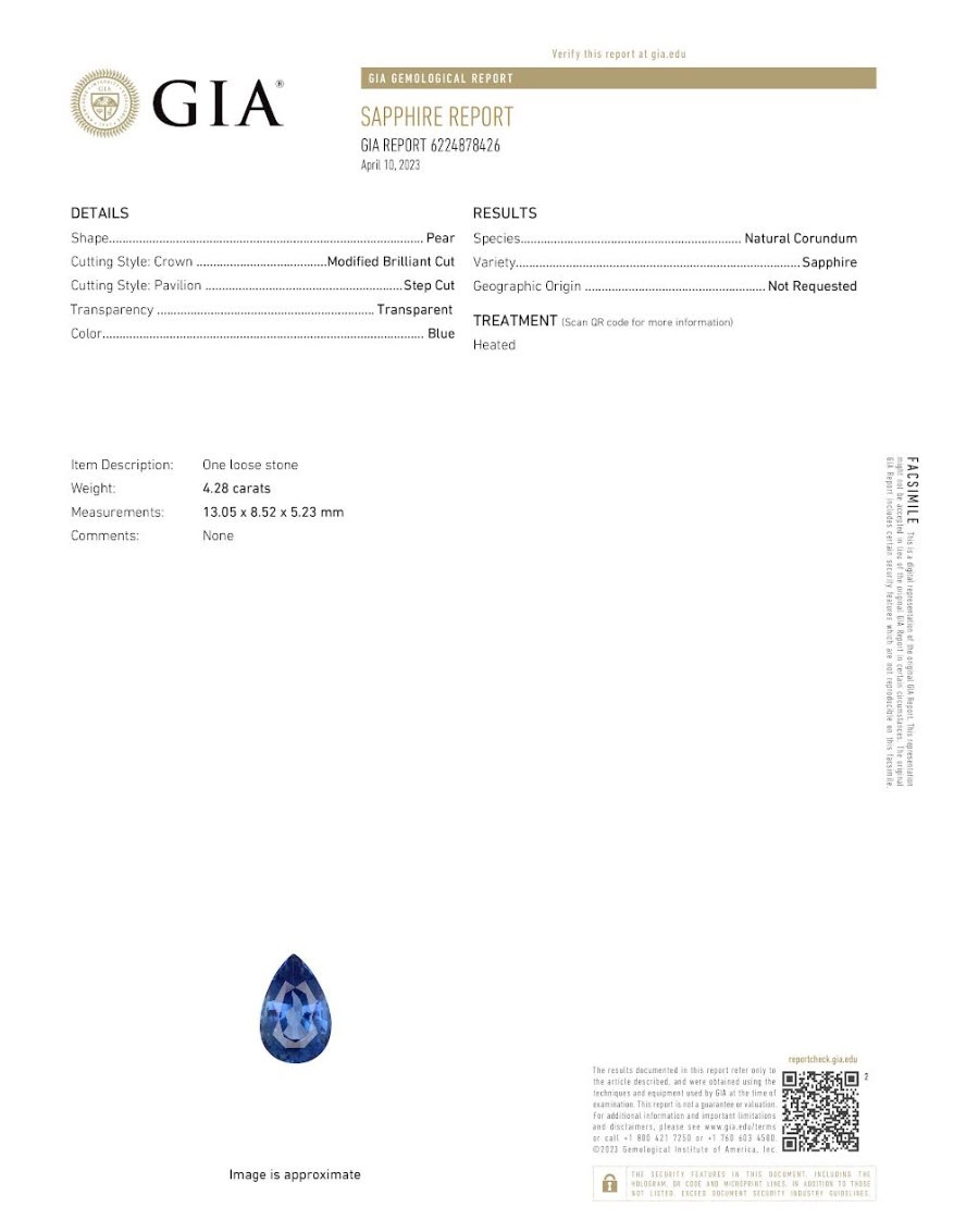 8.60 Ct.Tw. Blue Sapphire Pair from Ceylon (Sri Lanka)