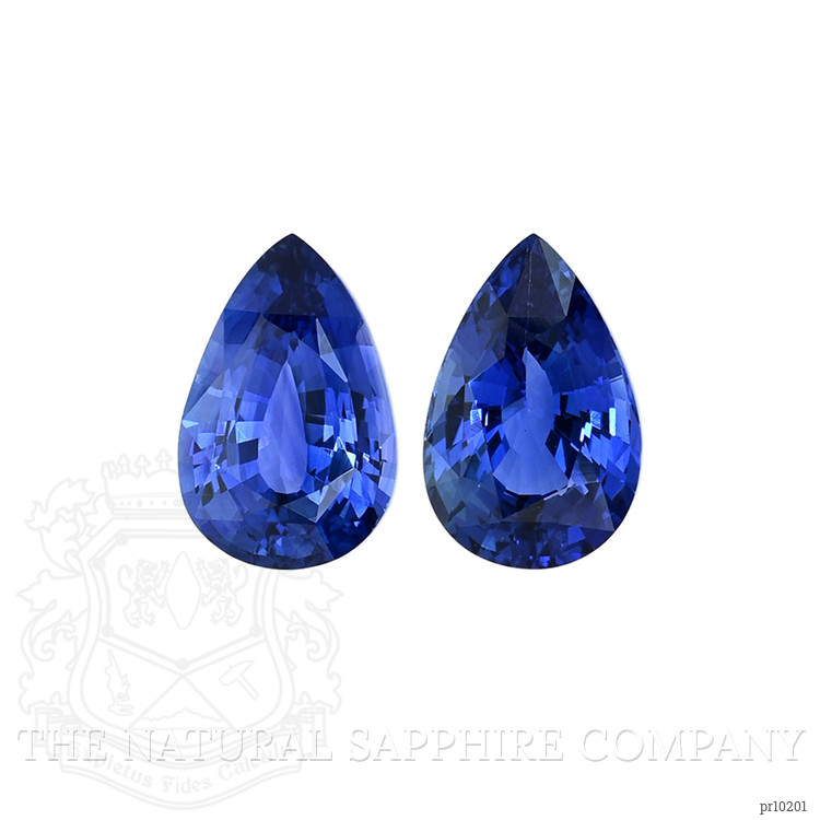 8.60 Ct.Tw. Blue Sapphire Pair from Ceylon (Sri Lanka)