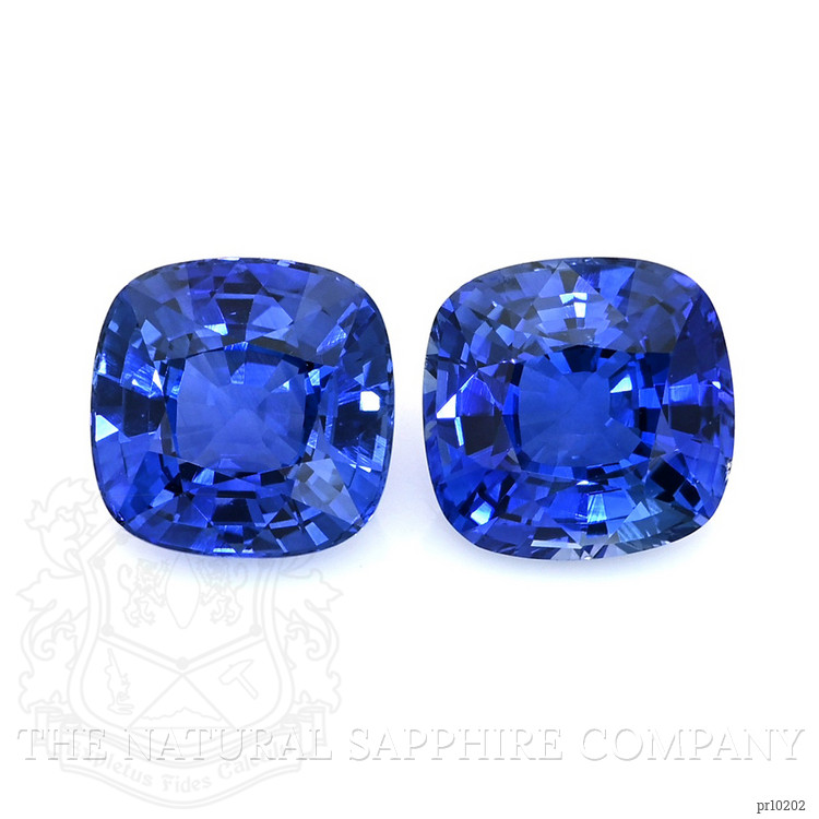 8.26 Ct.Tw. Blue Sapphire Pair from Ceylon (Sri Lanka)