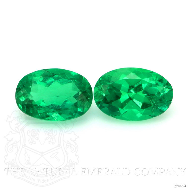 0.87 Ct.Tw. Emerald Pair from Afghanistan