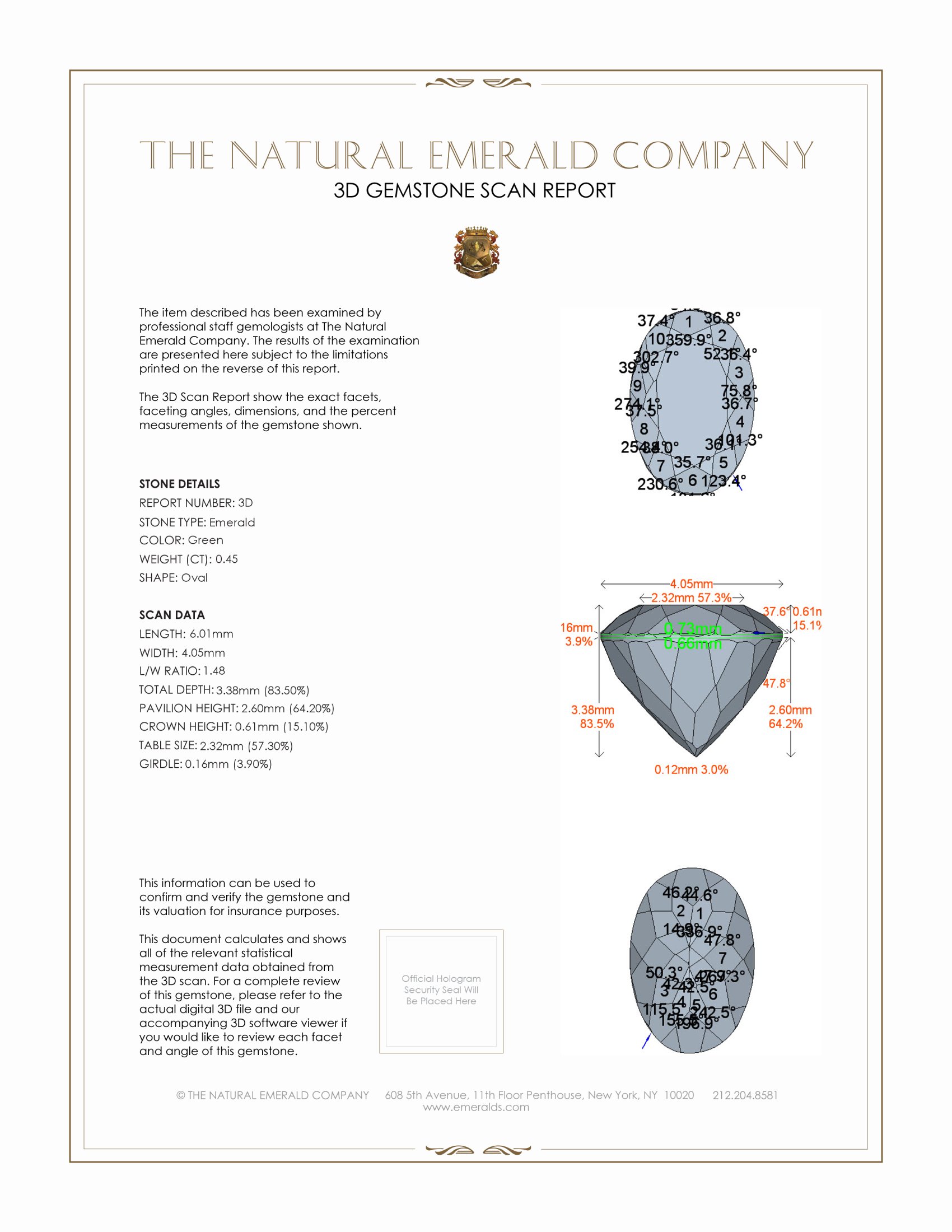 0.87 Ct.Tw. Emerald Pair from Afghanistan