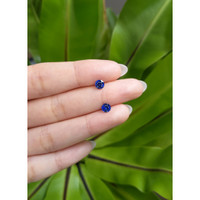 1.24&nbsp;Ct.Tw.Total Carat Weight Blue Sapphire Pair from Ceylon (Sri Lanka) Life Style