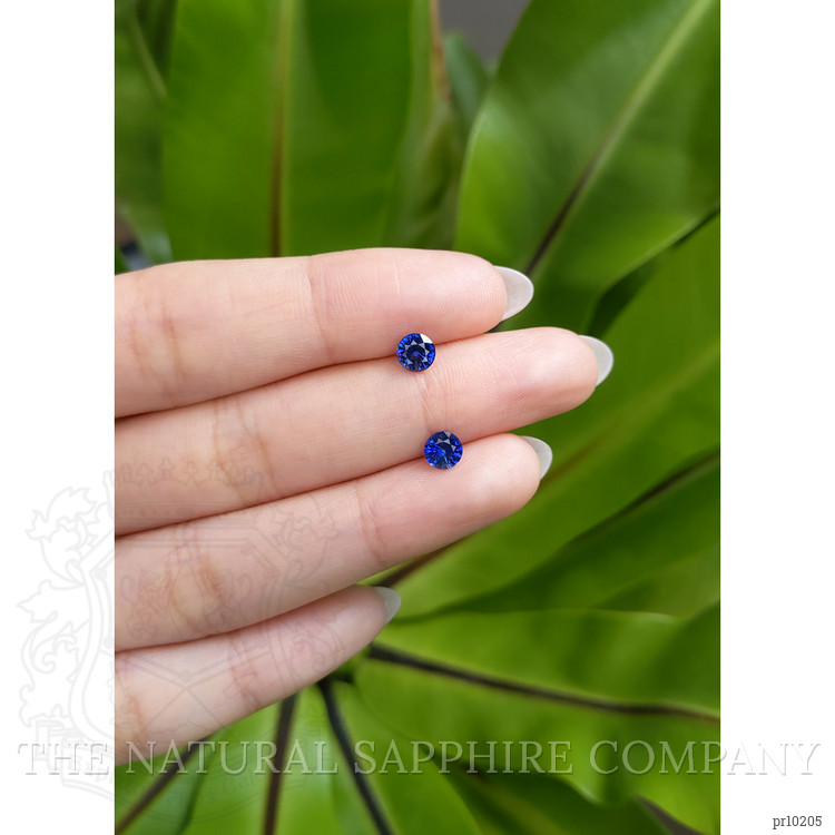 1.24 Ct.Tw. Blue Sapphire Pair from Ceylon (Sri Lanka)