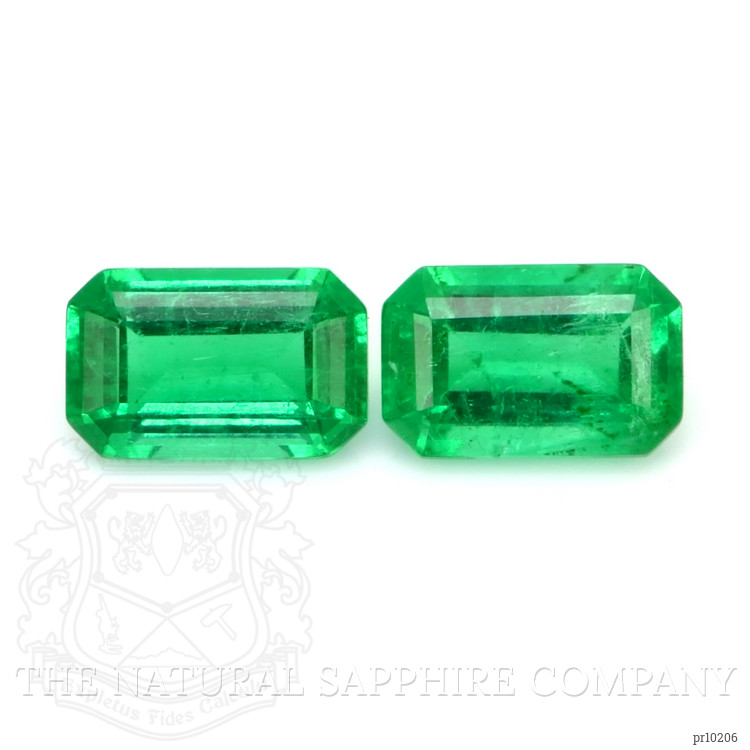 0.97 Ct.Tw. Emerald Pair from Afghanistan