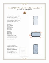 2.80 Ct.Tw.Total Carat Weight Cabochon Opal Pair from Australia 3 D Scan Report