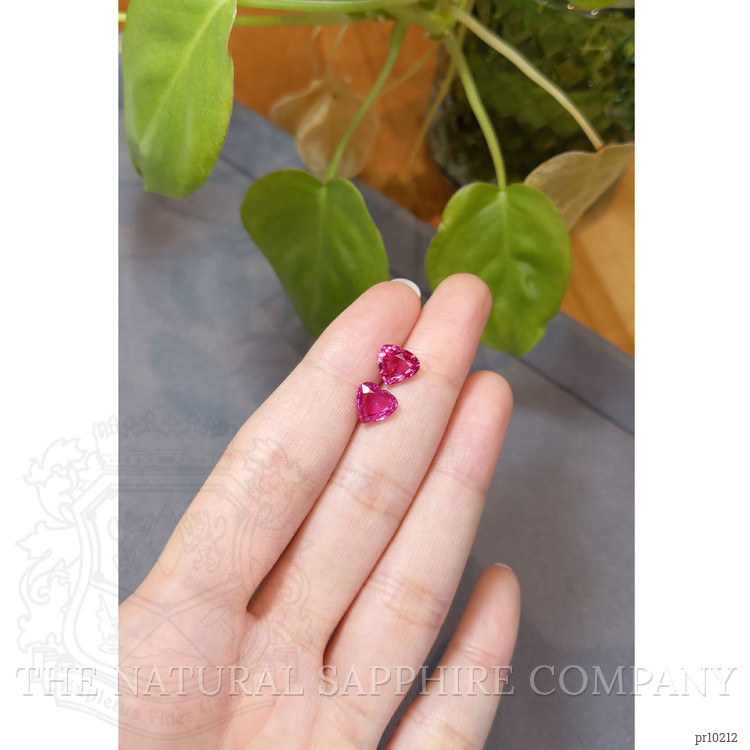 4.01 Ct.Tw. Pink Sapphire Pair from Mozambique