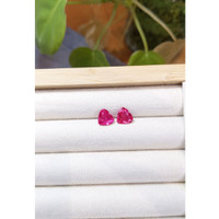 4.01 Ct.Tw.Total Carat Weight Pink Sapphire Pair from Mozambique Life Style