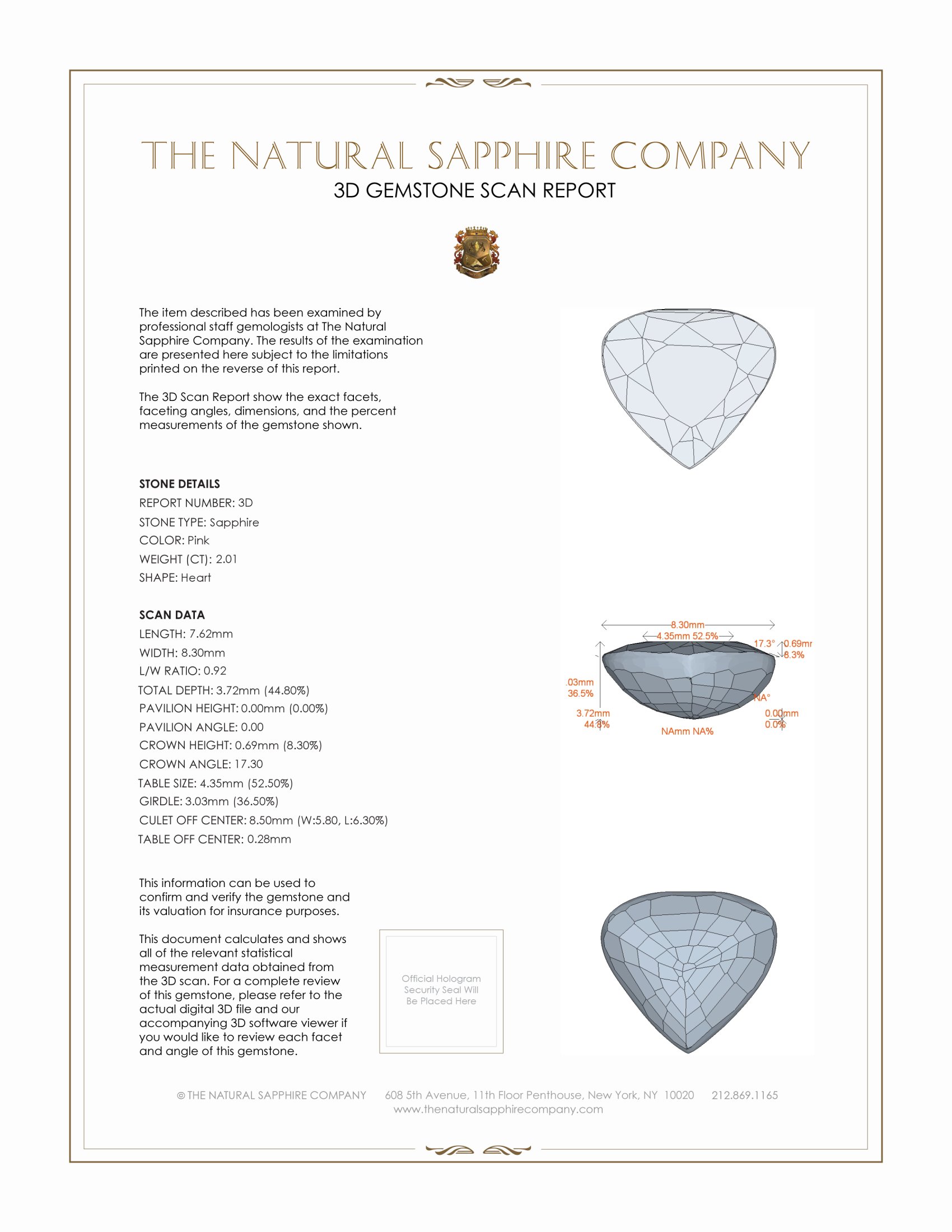 4.01 Ct.Tw. Pink Sapphire Pair from Mozambique