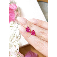 3.96 Ct.Tw.Total Carat Weight Pink Sapphire Pair from Mozambique Life Style