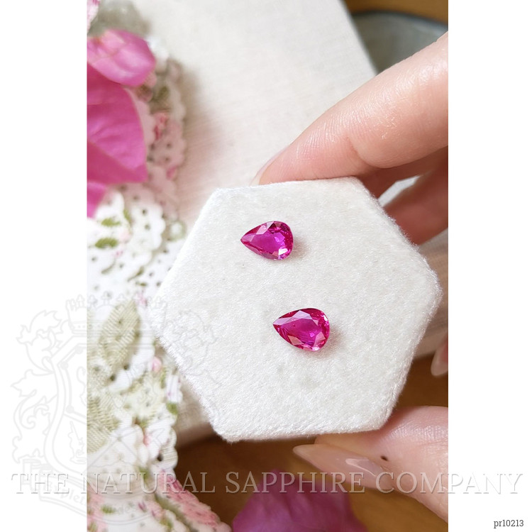 3.96 Ct.Tw. Pink Sapphire Pair from Mozambique