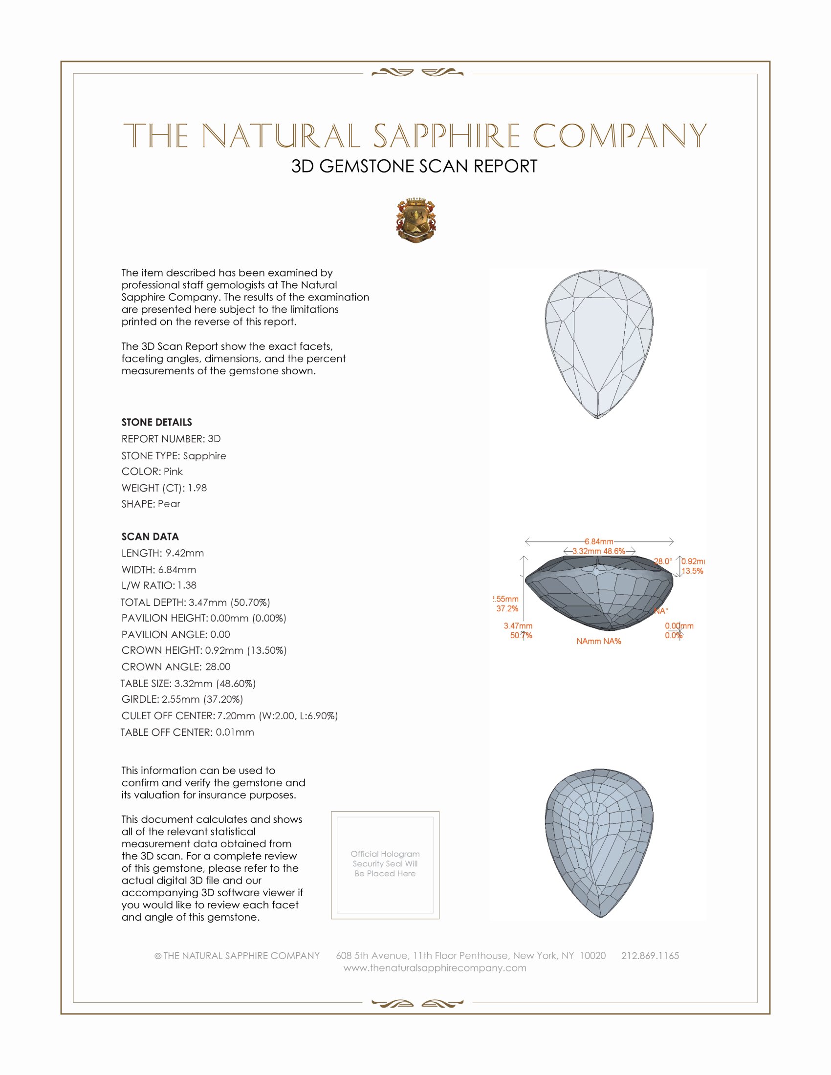 3.96 Ct.Tw. Pink Sapphire Pair from Mozambique