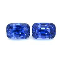 5.07&nbsp;Ct.Tw.Total Carat Weight Blue Sapphire Pair from Ceylon (Sri Lanka) Video