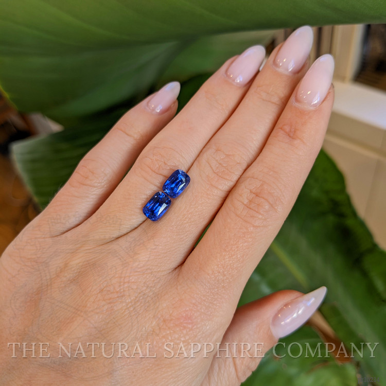 5.07 Ct.Tw. Blue Sapphire Pair from Ceylon (Sri Lanka)