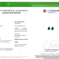 6.12 Ct.Tw.Total Carat Weight Emerald Pair from Zambia Scan Report